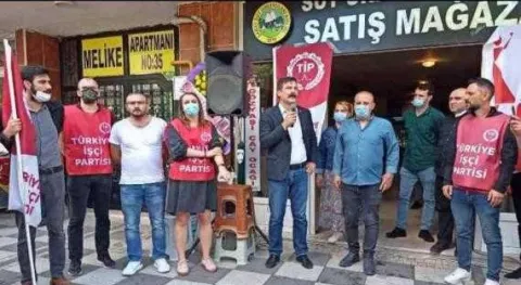 ERKAN BAŞ TİP SARAY İLÇE ÖRGÜTÜNÜN AÇILIŞINA KATILDI