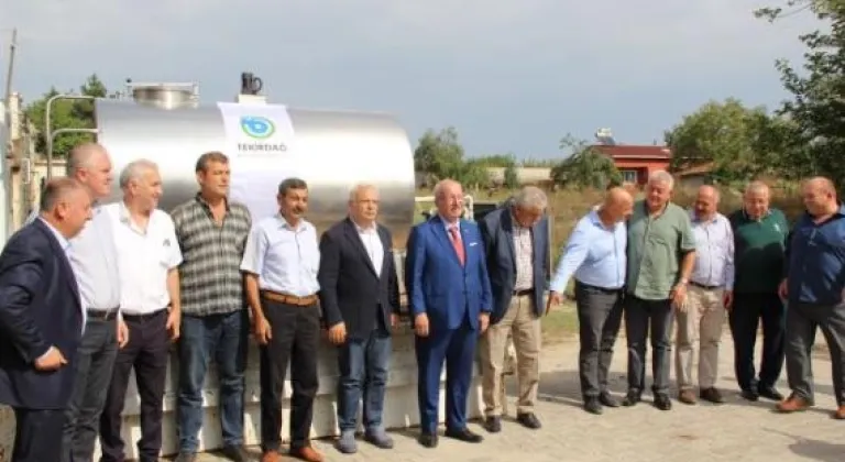 Büyükşehir'in üreticilere makine ve ekipman desteği sürüyor