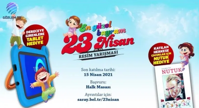 SARAY BELEDİYESİ 23 NİSAN RESİM YARIŞMASI
