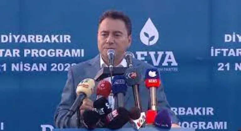 ALİ BABACAN DİYARBAKIR’DAN SESLENDİ