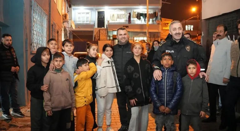 Aydoğdu Mahallesi’nde çocuklarla buluşma: Yetkililer talepleri dinledi, sorunlu alanlarda inceleme yaptı