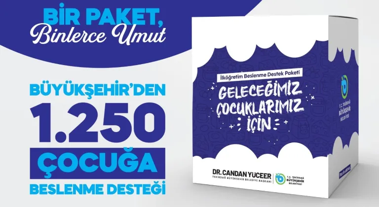 BİR PAKET, BİNLERCE UMUT: BÜYÜKŞEHİR’DEN BİN 250 ÇOCUĞA BESLENME DESTEĞİ