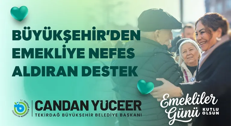 BÜYÜKŞEHİR’DEN EMEKLİYE NEFES ALDIRAN DESTEK