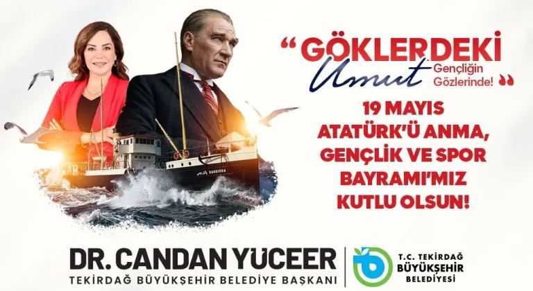 CANDAN BAŞKAN’DAN 19 MAYIS ATATÜRK'Ü ANMA, GENÇLİK VE SPOR BAYRAMI MESAJI