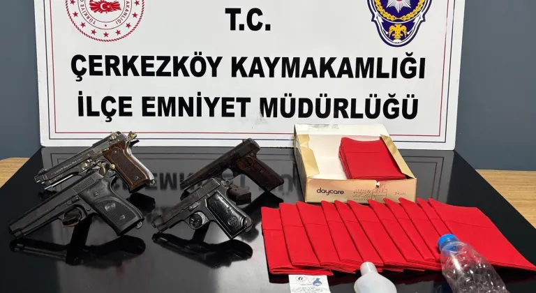 Çerkezköy Polisi Uyuşturucuya Geçit Vermedi: 4 Şüpheli Yakalandı