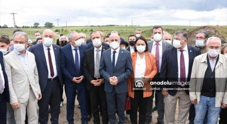 CHP GENEL BAŞKAN YARDIMCISI ÖZTUNÇ, ÇORLU DERESİ'NDE İNCELEMEDE BULUNDU