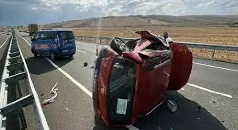 Çorlu’da Feci Kaza: Otomobile Çarpan Araç Takla Attı, 4 Yaralı