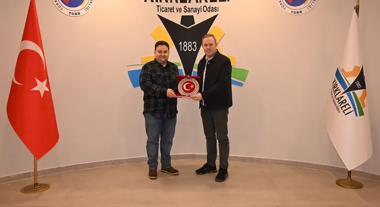 Demirköy Belediye Başkanı Recep Gün, Kırklareli TSO Başkanı Soner Ilık’a İade-i Ziyarette Bulundu