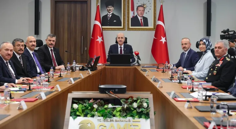 Güvenlik Toplantısı, TBMM Başkanı Kurtulmuş ve İçişleri Bakanı Çiftçi’nin Katılımıyla Gerçekleştirildi