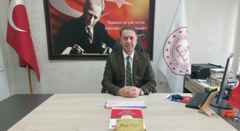 İlçe Milli Eğitim Müdürü Yusuf HAYRİ'nin 29 Ekim Cumhuriyet Bayramı Kutlama Mesajı