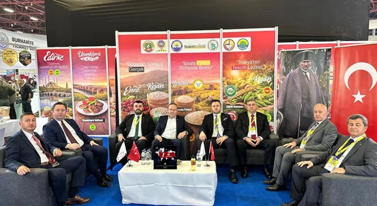 Kırklareli Ticaret ve Sanayi Odası Başkanları Ilık ile Özsan, “17. YÖREX Yöresel Ürünler Fuarı”nın Açılışına Katıldı