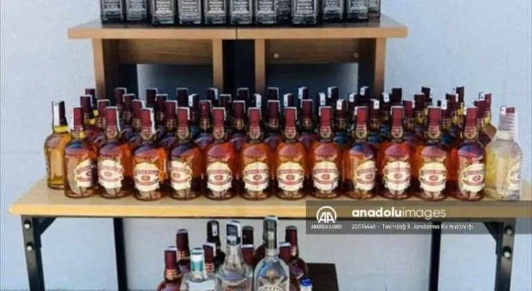Kırklareli'nde 24 litre kaçak içki ele geçirildi