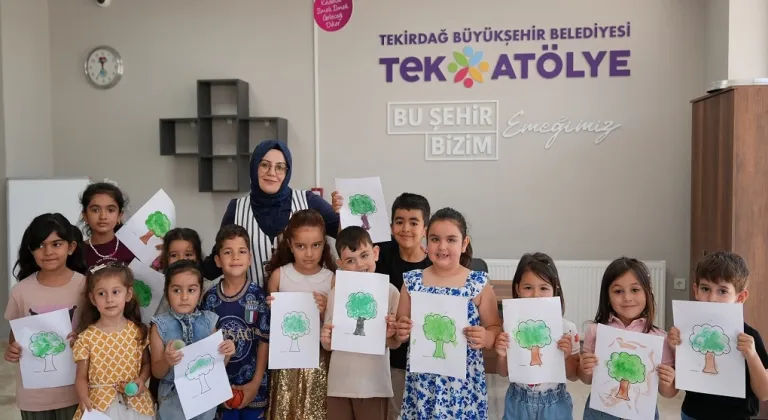 KIZILPINAR TEK ATÖLYE’DE YAZ DOLU DOLU GEÇİYOR