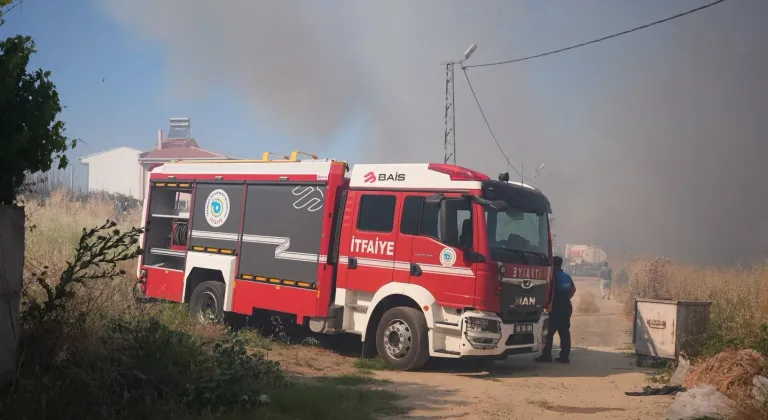 KORKUTAN YANGIN EKİPLERİN HIZLI MÜDAHALESİYLE SÖNDÜRÜLDÜ