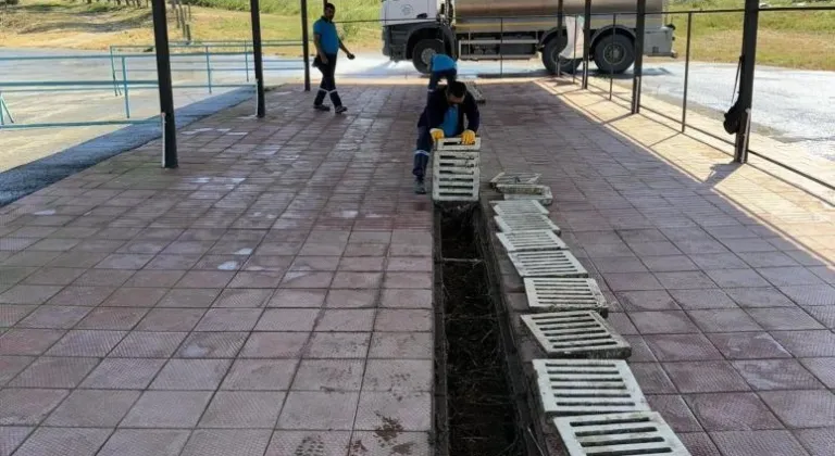 Kurbanlık satış alanı hazırlıkları tamamlandı