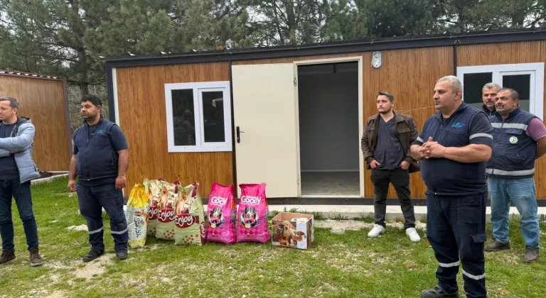 MAYBİ FİRMASI MALKARA BELEDİYESİ DOĞAL YAŞAM ALANI’NI ZİYARET EDEREK MAMA DESTEĞİNDE BULUNDU