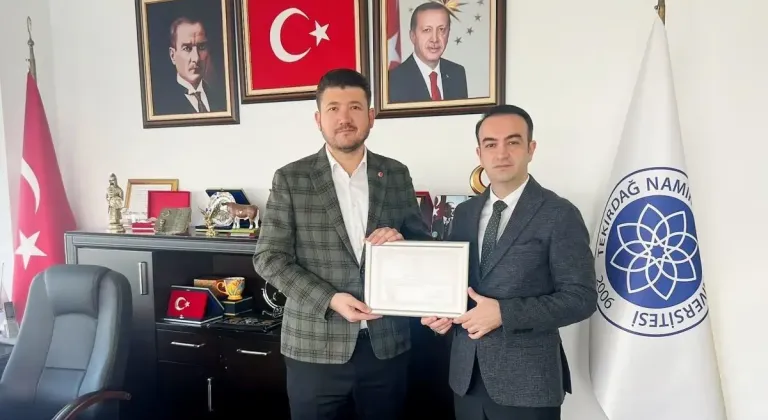 NKÜ’ye “Beslenme Dostu ve Fiziksel Aktiviteyi Destekleyen İş Yeri” belgesi