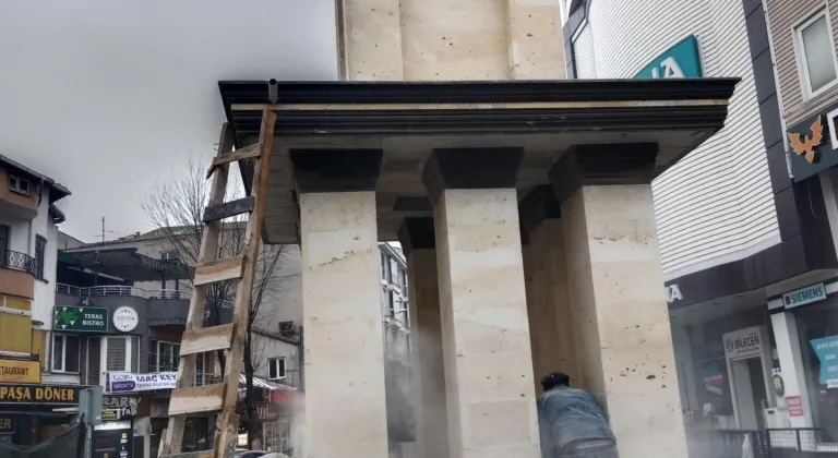 Saat Kulesi Çalışmalarında Sona Gelindi