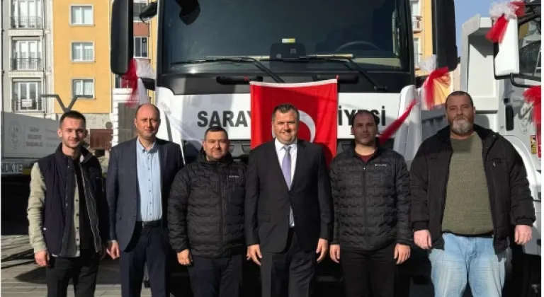 Saray Belediyesi araç filosunu güçlendirdi