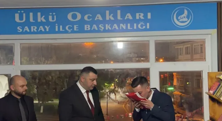 Saray Ülkü Ocakları’nda Bayrak Değişimi!