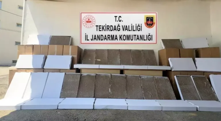 Saray ve Malkara’da Kaçakçılık Operasyonu