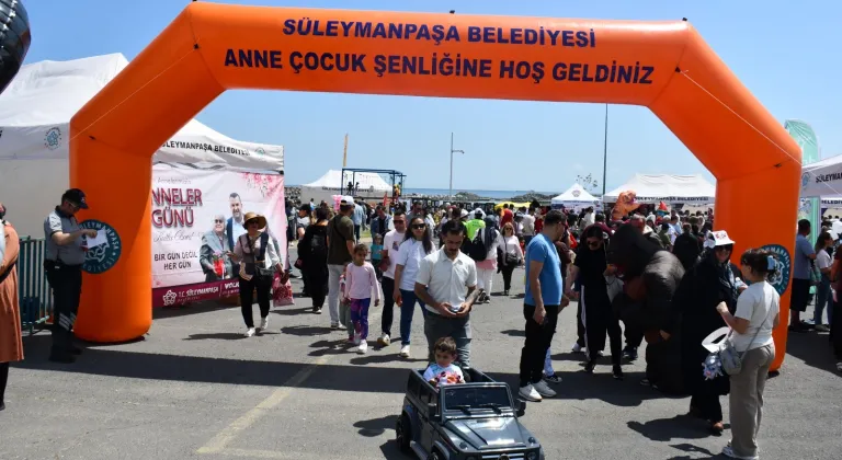 Süleymanpaşa Belediyesi Anne Çocuk Şenliğine Yoğun İlgi