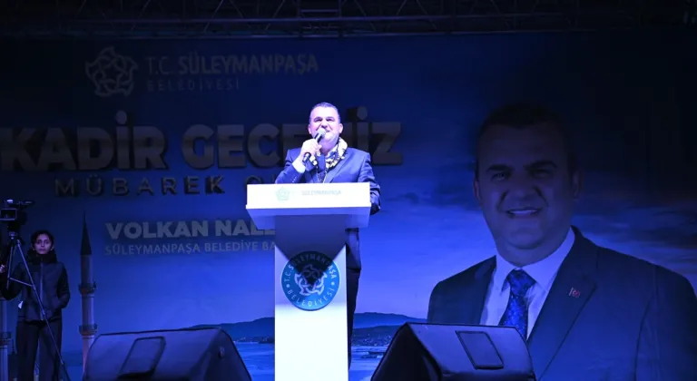 Süleymanpaşa Belediyesinden Kadir Gecesi Şerefine Dev İftar