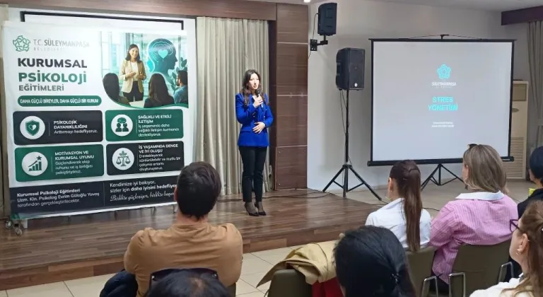 Süleymanpaşa Belediyesinden Personeline Psikolojik Dayanıklılık Eğitimi