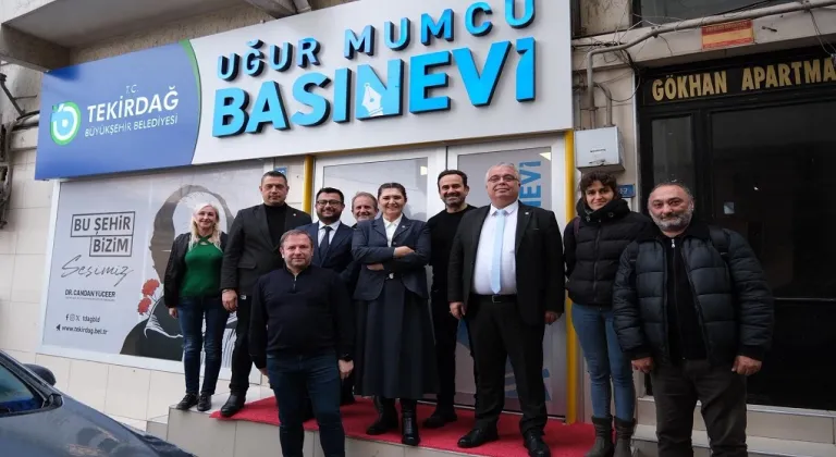 TEKİRDAĞ MİLLETVEKİLİ SELCAN TAŞÇI'DAN UĞUR MUMCU BASINEVİ'NE ZİYARET