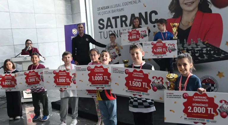 TEKİRDAĞ’DA HAMLELER 23 NİSAN İÇİN YAPILDI, SATRANÇ TURNUVASINDA ŞAMPİYONLAR BELİRLENDİ