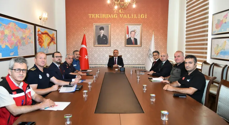 Tekirdağ’da Orman Yangınlarına Karşı Tedbirler Masaya Yatırıldı