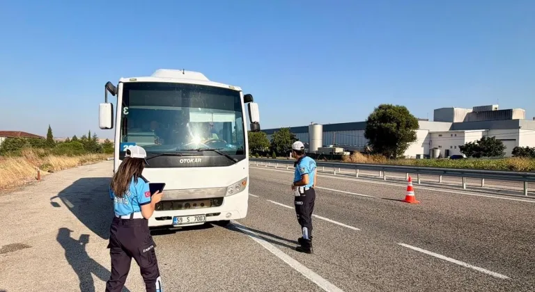 TEKİRDAĞ’DA TİCARİ ARAÇ DENETİMLERİ SIKLAŞTIRILDI