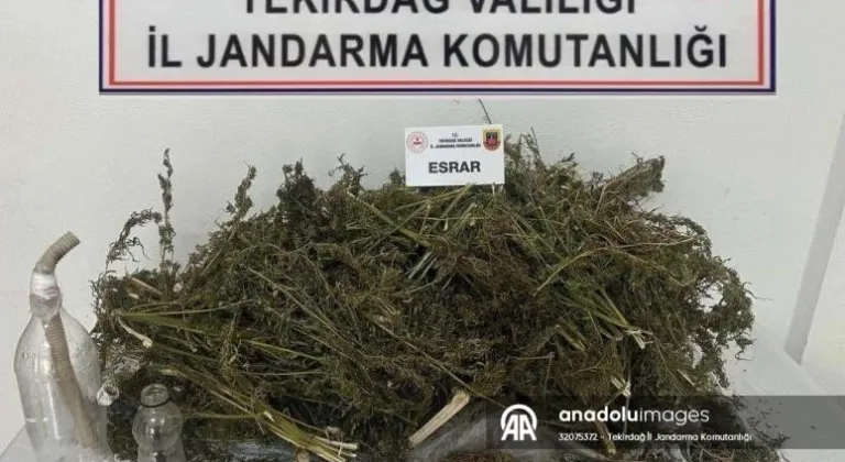 Tekirdağ'da uyuşturucu ticareti iddiasıyla 4 şüpheli yakalandı