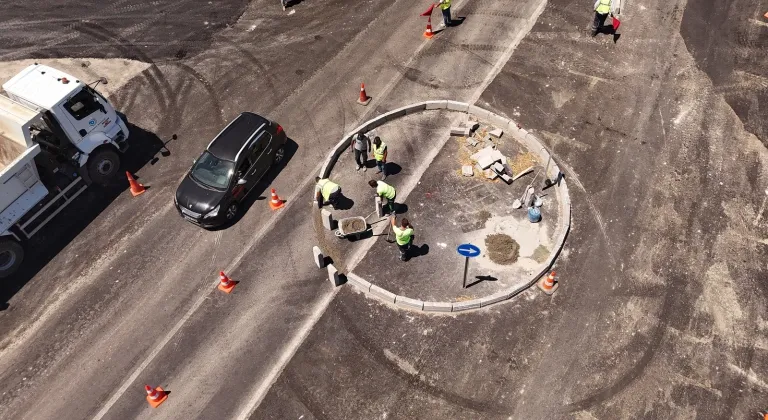 VELİMEŞE’DE ALTERNATİF YOL TRAFİĞE AÇILDI