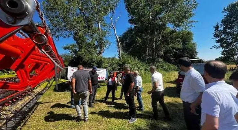 Vize'de Yerli Yulaf Hasadı Yapıldı